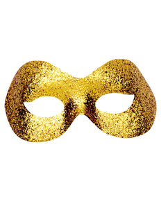Widmann SRL Oogmasker goud met glitters