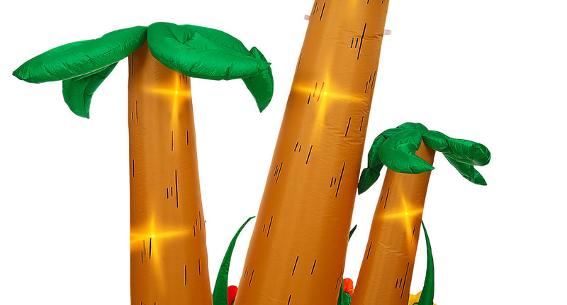 Widmann SRL Opblaasbare palmbomen met licht