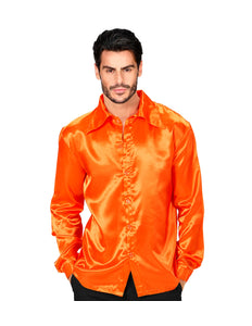 Widmann SRL Oranje jaren 70 Disco shirtjes