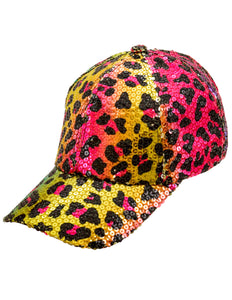 Widmann SRL Pet pailletten regenboog luipaard