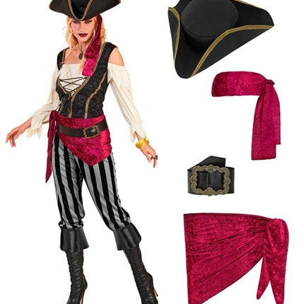 Widmann SRL Piraat dame kostuum Emma