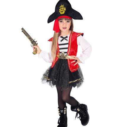 Widmann SRL Piraten pak Tessa meisje