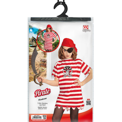 Widmann SRL Piraten pakje Evi voor een party