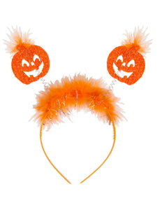 Widmann SRL Pompoen haarband oranje