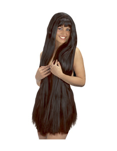 Widmann SRL pruik extra lang zwart 100cm