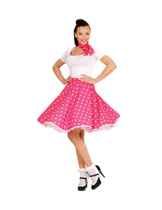 Widmann SRL Rock en Roll rokje roze met halsbandje