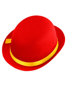 Widmann SRL Rode clownshoed met gele band