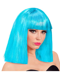 Widmann SRL Showgirl pruik hemelsblauw