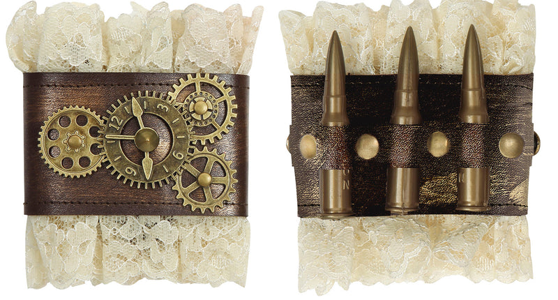 Widmann SRL Steampunk manchetten kant