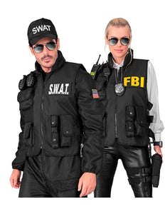 Widmann SRL Swat vest fbi/politie kostuum Siem heren