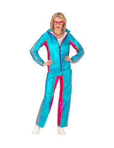 Widmann SRL Trainingspak elektronische dansmuziek blauw metallic