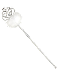 Widmann SRL Witte feeënstaf met marabou