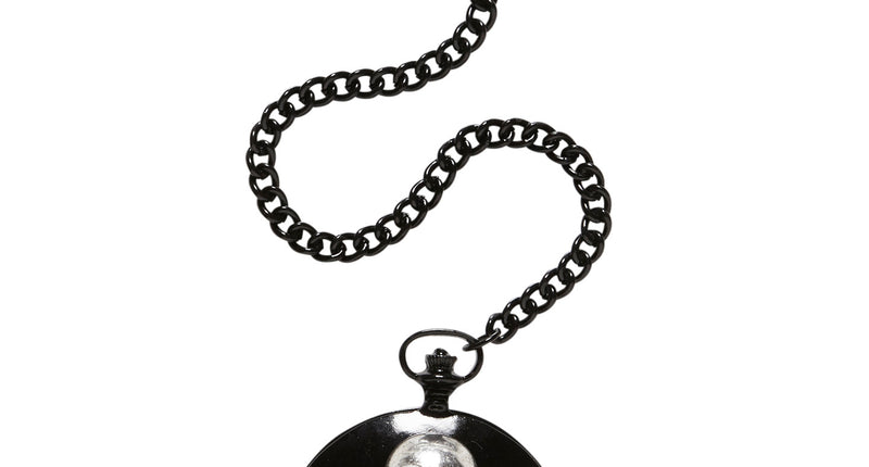 Widmann SRL Zakhorloge met ketting en doodskop