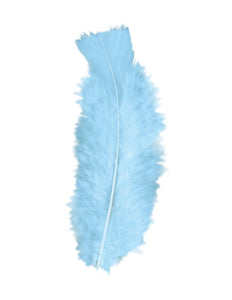 Widmann SRL Zakje Met 50 Veertjes Licht Blauw