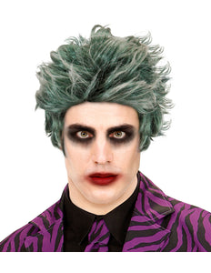 Widmann SRL Zombie Dracula pruik groen