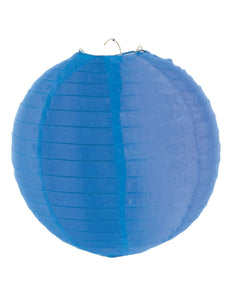 Funny Fashion Blauwe lampion nylon 50cm