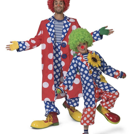 Funny Fashion Clownsbroek Bassie met dotten