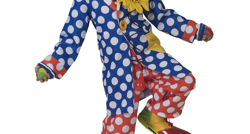 Funny Fashion Clownsjas kind  Carlo met bollen