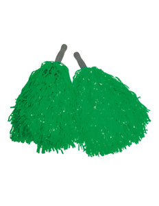 Funny Fashion Groene pom poms op stokje