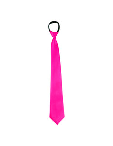 Funny Fashion Leuke neon roze stropdas