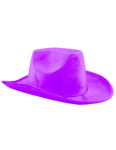 Funny Fashion Paarse cowboyhoed