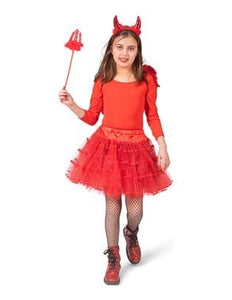 Funny Fashion Rode petticoat Sterre kinderen