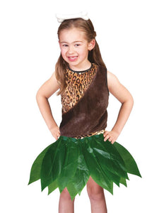 Funny Fashion Rok met bladeren kinderen