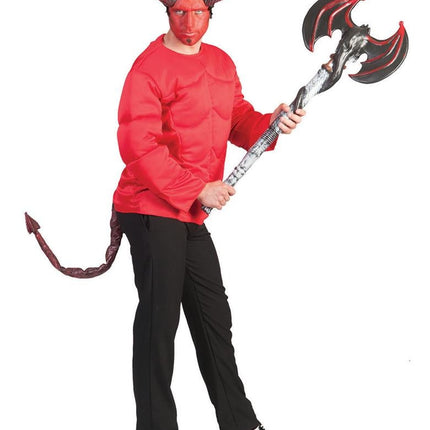 Funny Fashion Rood spierballen shirt volwassenen