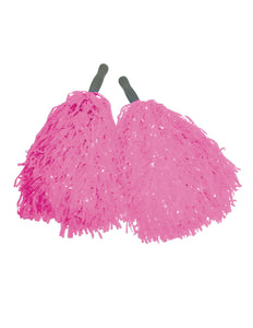Funny Fashion Roze pom poms op stokje