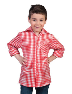 Funny Fashion Tiroler blouse rood kind