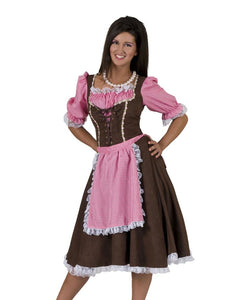 Funny Fashion Tiroler jurk Rosa