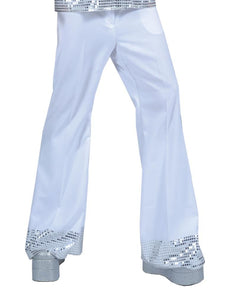 Funny Fashion Witte discobroek heren
