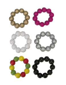 Funny Fashion Zilveren disco armband met kralen