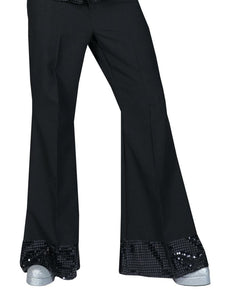 Funny Fashion Zwarte discobroek heren