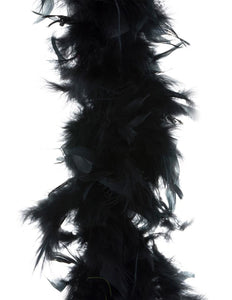 Funny Fashion Zwarte veren boa 90gram