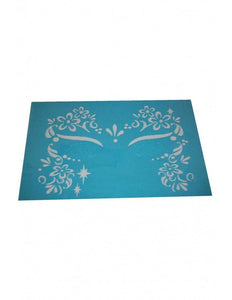 PartyXplosion Aqua schmink sjabloon lente prinses