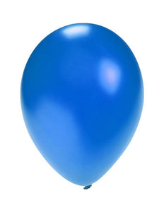 PartyXplosion Ballonnen metallic blauw  5 inch  100 stuks