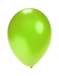 PartyXplosion Ballonnen metallic groen  5 inch  100 stuks