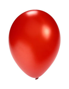PartyXplosion Ballonnen metallic rood 5 inch  100 stuks
