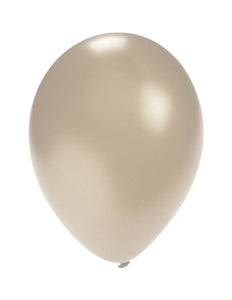 PartyXplosion Ballonnen metallic zilver 5 inch  100 stuks