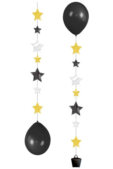 PartyXplosion Ballonnen slinger met sterren 1mtr