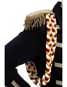 PartyXplosion Erekoord rood-wit-geel dia 3 cm / 1 m lang