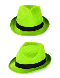 PartyXplosion Gleufhoedje populair neon groen