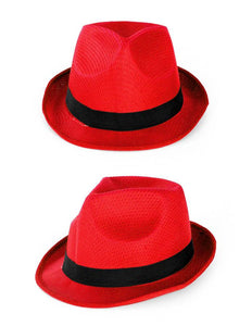 PartyXplosion Gleufhoedje populair rood