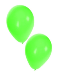 PartyXplosion Helium ballonnen 50 x  groen nr 10