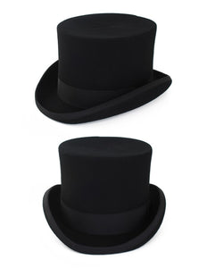 PartyXplosion Hoge hoed wolvilt zwart mt 61