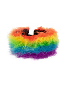 PartyXplosion Hoofdband pluche regenboog