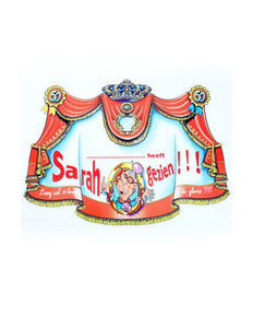 PartyXplosion Kroonschild heeft Sarah gezien