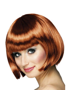 PartyXplosion Pruik boblijn Koper