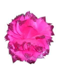 PartyXplosion Roze bloem met glitters